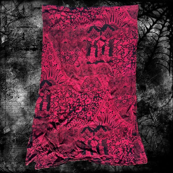 Chico’s Red & Black Skirt - Picture 1 of 3